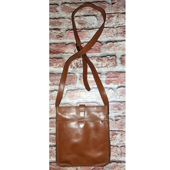 Patricia Nash Venezia Pouch Crossbody - Slim Lattice Cut Out Leather - Picture 5 of 14